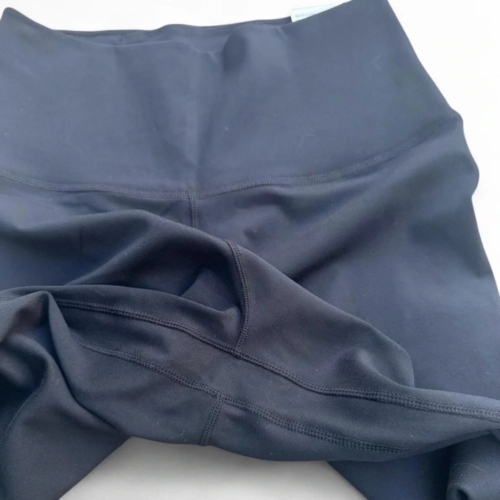 NIKE ONE Women TIGHT & DRI FIT HIGH RISE Yoga 7/8Leggings-Black - Picture 12 of 14